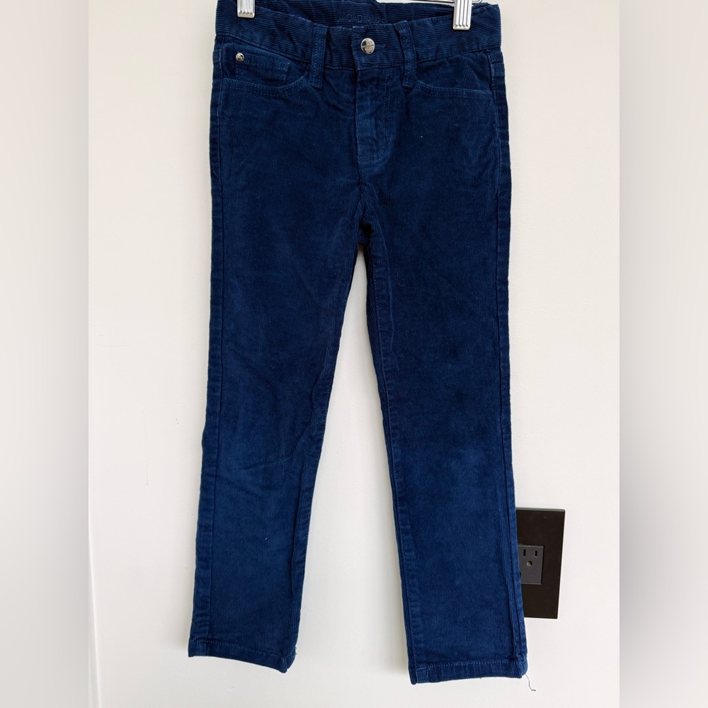 Jacadi Paris Deep color Blue kids jeans 6 years old new without tags